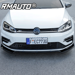 For VW Golf 7 MK7 MK7.5 GTI 2014-2020 Car Front Bumper <b>Splitter</b> Lip Diffuser Spoiler Protector Deflector Body Kit Car Accessory - Product Image 4