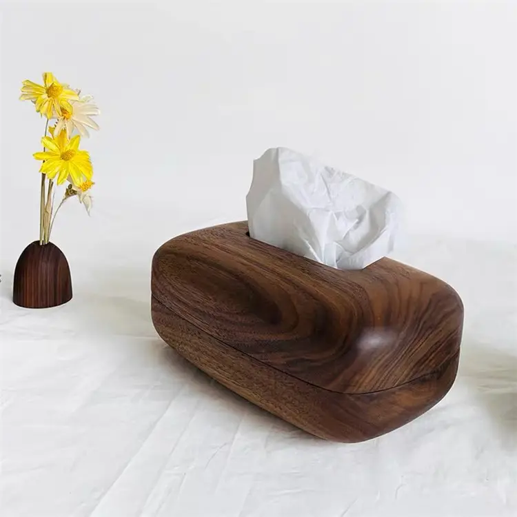 Деревянная прямоугольная коробка для салфеток, держатель для салфеток, деревянные держатели для туалетных салфеток для одноразовых бумажных салфеток для лица