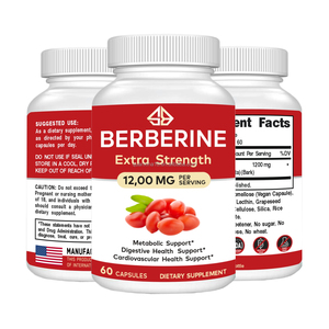 Berberina OEM Extra Fuerte para el Corazón, el Sistema Inmunológico, el Metabolismo y la Salud en General, 60 Cápsulas para Mujeres - Product Image 1