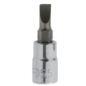 ดอกไขควงหัวแบน FD5.5 ขนาด 1/4 นิ้ว พร้อมอะแดปเตอร์สำหรับซ่อมแซมยานยนต์ - Product Image 1