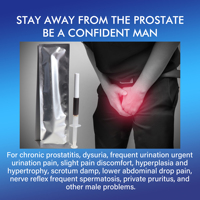 Soins de santé pour hommes Huile de soulagement de l'urétrite masculine et Gel urinaire pour la prostate Produit sexuel pour le massage de la prostate Gel pour la prostatite