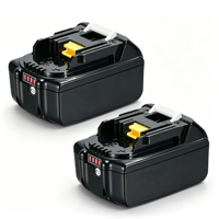 Batterie d'outil électrique au lithium-ion 18V 6.0Ah BL1860B, pack de batteries rechargeables pour outils sans fil, vente en gros