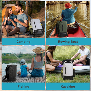 <span class=keywords><strong>Sac</strong></span> sec étanche <span class=keywords><strong>30L</strong></span> gris blanc pour kayak natation <span class=keywords><strong>sac</strong></span> <span class=keywords><strong>à</strong></span> <span class=keywords><strong>dos</strong></span> submersible flottant pour voyage <span class=keywords><strong>randonnée</strong></span> camping sacs de canotage - Product Image 5