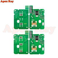 Clé intelligente de voiture à 3 boutons en ABS noir avec puce 4A 433 MHz pour Duster Clio4 Sandero Master3 Symbol Trafic Dacia Logan Lodgy