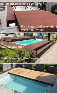 ฝาครอบสระว่ายน้ำแบบเลื่อนอัตโนมัติรุ่น Water Crown Advanced ปี 2026 สำหรับสระว่ายน้ำในวิลล่า สามารถปรับแต่งได้ ผลิตที่กวางตุ้ง - Product Image 5