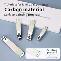 Ensemble de manucure et kits de toilettage en acier inoxydable vert menthe avec étui en cuir – Outils de beauté tendance