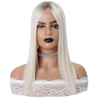 Venta al por mayor: Topper de cabello humano Remy europeo con base de seda 3x5 para mujer, postizo de cabello blanco con parte superior de seda