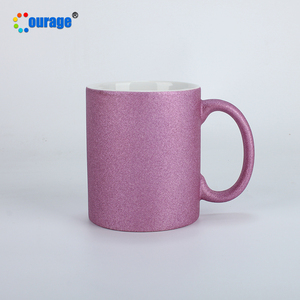 輝くフラッシュマグ グリッター昇華 11オンス コーヒーマグ セラミック 卸売 - Product Image 5