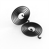 Fabricant chinois Ressort en spirale plat personnalisé Oxydation noire Mécanisme d'enroulement à ressort à force constante