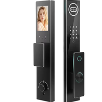3418SE Seguridad Electrónica Automática 3D Reconocimiento facial Huella digital Entrada sin llave Cerradura de puerta inteligente
