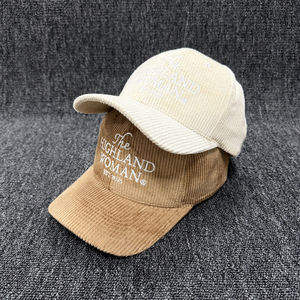 Casquettes de baseball en velours côtelé avec broderie de logo personnalisé pour hommes, femmes, unisexe, ajustables, 6 panneaux, style Dad Hats - Product Image 4