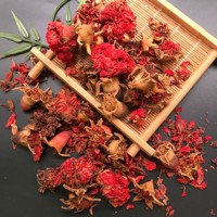 Thé aromatisé aux fleurs de grenade séchées 1 kg/sac en vrac, qualité supérieure, marque Highkey, bienfaits pour la santé