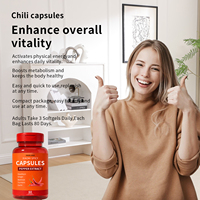 Capsules de poudre de piment contenant divers extraits naturels, améliorent le système immunitaire grâce à des formules végétales avancées