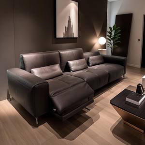 थोक इलेक्ट्रिक रेक्लीयर सोफा आधुनिक 3 सीटर आधुनिक सोफा मल्टीफंक्शन सोफा लिविंग रूम के लिए लिविंग रूम - Product Image 1