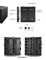Écran d'affichage LED pour modules LED à matrice de points RVB polychromes et étanches pour l'extérieur P10