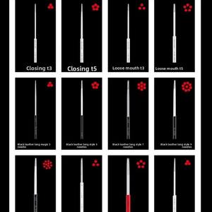 Lámina <span class=keywords><strong>de</strong></span> Agujas para Tatuaje Hechas a Mano con Tres/Cinco Agujas, Cuchillas <span class=keywords><strong>de</strong></span> Sombreado Semipermanentes para Cejas y Tatuajes - Product Image 3