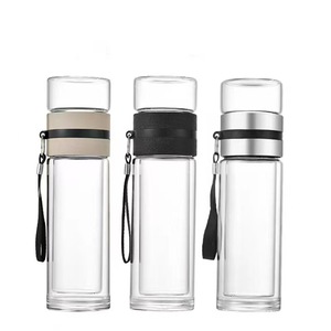 Bouteilles thermos et bouteilles d'eau à double paroi de qualité alimentaire séparant les tasses à thé et à eau avec infuseur à thé - Product Image 2