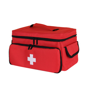 First-Aid Kit Oxford Cloth Waterproof Large Capacity Portable Storage <b>Bag</b> Multi-Compartment <b>Medical</b> <b>Bag</b> Home Travel - Product Image 3