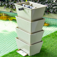 Filtre pour bassin à carpes koï QihangRAS, 10m³/h, tour de filtration en polypropylène, cascade de douche Bakki QL-TK-370 QLOZONE