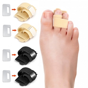 NUEVO Roto Toe Wraps Vendajes acolchados Martillo Separador de dedos Juanete Férulas Toe Straightener - Product Image 4