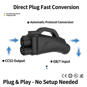 Adaptador CCS2 a GBT de 300KW, 1000V 300A, Cargador Rápido para Vehículos Eléctricos, con Certificación <span class=keywords><strong>TUV</strong></span> <span class=keywords><strong>SUD</strong></span> CE, Listo para Enviar - Product Image 3