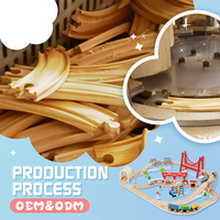 Tren de Juguete Personalizable para Niños, Vagón de Ferrocarril, Motor a Batería, Figura Educativa, Modelo de Tren de Juguete para Niños