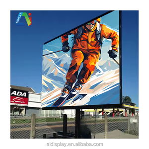 ป้ายโฆษณาวิดีโอติดผนัง LED กลางแจ้งเทคโนโลยีการแสดงผล P6แอป RGB อัจฉริยะควบคุมด้วยแอปหน้าจอ LED สำหรับห้างสรรพสินค้าโบสถ์ฟรีเวย์ - Product Image 4