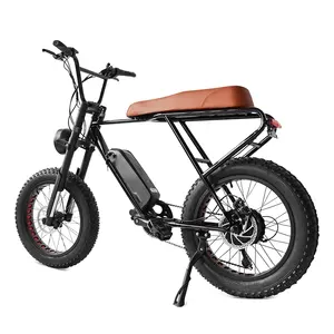 Elektrikli bisiklet EF-101 yetişkin 500W Ebike yağ lastik elektrikli bisiklet 20"