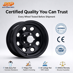 Rueda de Acero de Perfil Bajo de 15, 16 y 17 Pulgadas con Desplazamiento Negativo para Todoterreno <span class=keywords><strong>4x4</strong></span>, para SUV, 5 Birlos, PCD Personalizado 139.7, 150, 165.1 - Product Image 5