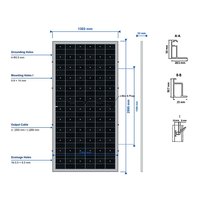 Panel Solar de Doble Vidrio ZAIYANG de 780W, -0.29% ° C, 1500V, 35A, 144 Celdas, Ideal para Sistemas de Montaje en Suelo y Seguimiento Solar