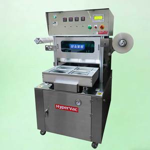 Máquina Selladora Semiautomática Comercial con Inyección de Gas MAP para Envasado de Bandejas de Alimentos Frescos y Carne, Acero Inoxidable 304, 550 kg - Product Image 3