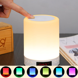 Altavoz de música inteligente, luz nocturna con alarma, reloj, pantalla RGB, lámpara de mesa, venta al por mayor - Product Image 5
