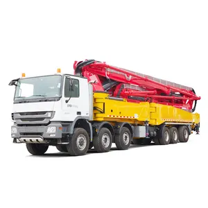 Qualitätssicherung HB70K HB75K 63K Betonpumpen-Lkw Höhe Zement-Pumpwagen für Schlussverkauf in ALGERIEN