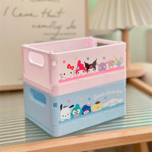 Caja de Almacenamiento Plegable Kulomi para Escritorio, Pequeña, Rectangular, de Plástico PP con Inyección de Aluminio para Cosméticos, Jiyka <span class=keywords><strong>Wow</strong></span>, Almacenamiento de Comestibles - Product Image 3