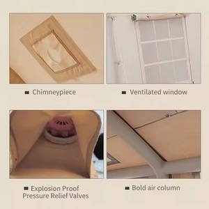 Tende da Tetto Gonfiabili per Grandi Hotel Panoramici all'Aperto Tende da Campeggio in Tessuto Oxford ad Apertura Rapida Antipioggia e Antivento - Product Image 5