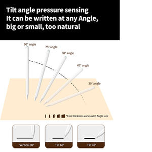Stylos capacitifs universels à logo personnalisé avec charge magnétique pour <span class=keywords><strong>Apple</strong></span> avec fonction anti-perte Stylo capacitif lisse - Product Image 4
