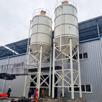 Centrale à béton industrielle d'occasion, nouveau silio de ciment boulonné 35 à 500 tonnes, prix