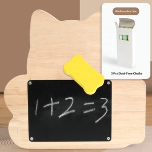 Jeu de tri des couleurs des animaux en bois Montessori double face, <span class=keywords><strong>puzzle</strong></span> de logique avec tableau de dessin, jouet pour développer la motricité fine - Product Image 5