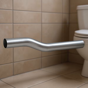 Tubo de Desagüe en Forma de S de 32 mm de Diámetro sin Roseta - Product Image 2