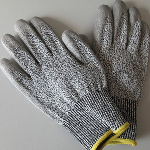 MaxiPact HPPE Anti-Cut PU Logo personnalisé En388 Niveau C Équipement <span class=keywords><strong>de</strong></span> protection individuelle Gants <span class=keywords><strong>de</strong></span> travail <span class=keywords><strong>de</strong></span> sécurité résistants aux coupures - Product Image 2