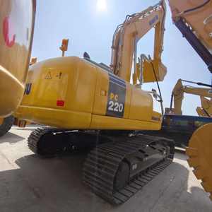 Qualité durable, d'occasion, en vente, meilleur prix, fabriqué au Japon, excavatrice hydraulique lourde Kumatsu 220, 20 tonnes - Product Image 1