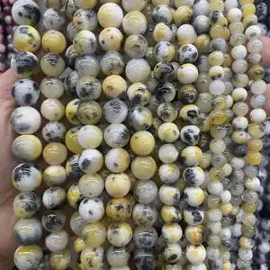Kralen – ensemble de perles pour la fabrication de bracelets, 6mm acrylique corail en vrac 8mm bois argent bleu œil de tigre pour Kit de fabrication de bijoux perles en vrac
