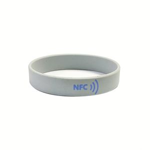 Customized NTAG215 NFC <b>Smart</b> Wristband Tap to Share Digital Business Card for Corporate Office Promotional Gift - Product Image 3