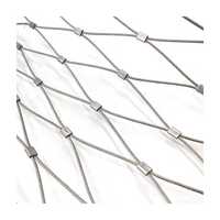Filet de câble métallique en acier inoxydable Offre Spéciale filet web réseau de protection des pentes filet oiseau volière filet câble treillis métallique pour boîtier de Zoo