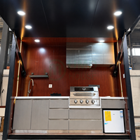 Cocina Exterior Modular Personalizada para Patio de Villa, Resort o Entretenimiento al Aire Libre