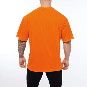 Plus Size Kurzarm Großhandel Herren Dropped Shoulder T-Shirts Custom Logo - Product Image 3