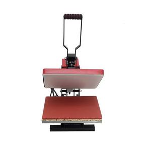 Presse à chaud pour T-shirts 38x38cm (15x15 po) de style tiroir européen <span class=keywords><strong>rouge</strong></span> pour sublimation et impression de vêtements en atelier - Product Image 3