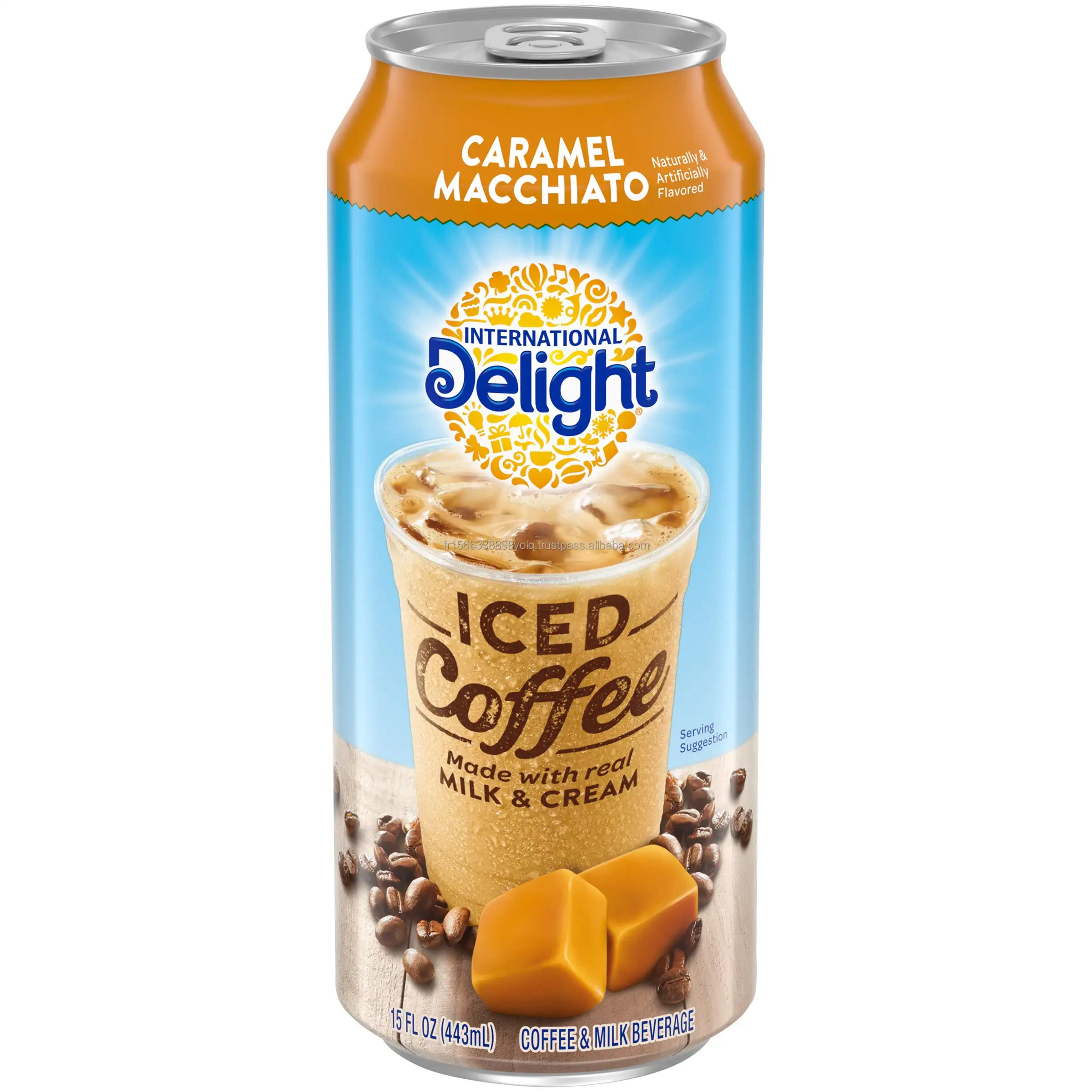 International Delight Coffee Creamer rasa Hazelnut cair 0.987 Oz karton 192