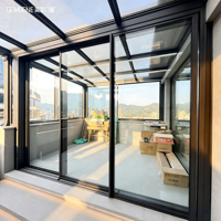 Ventana Corredera Horizontal de Aluminio con Rotura de Puente Térmico, Minimalista y de Lujo, con Cierre Multipunto Antirrobo y Resistente a Impactos de Huracanes