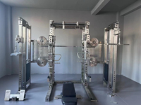 Grand cadre d'entraînement en acier inoxydable pur multifonctionnel Smith force libre tableau d'objet de traction Station de fitness complète